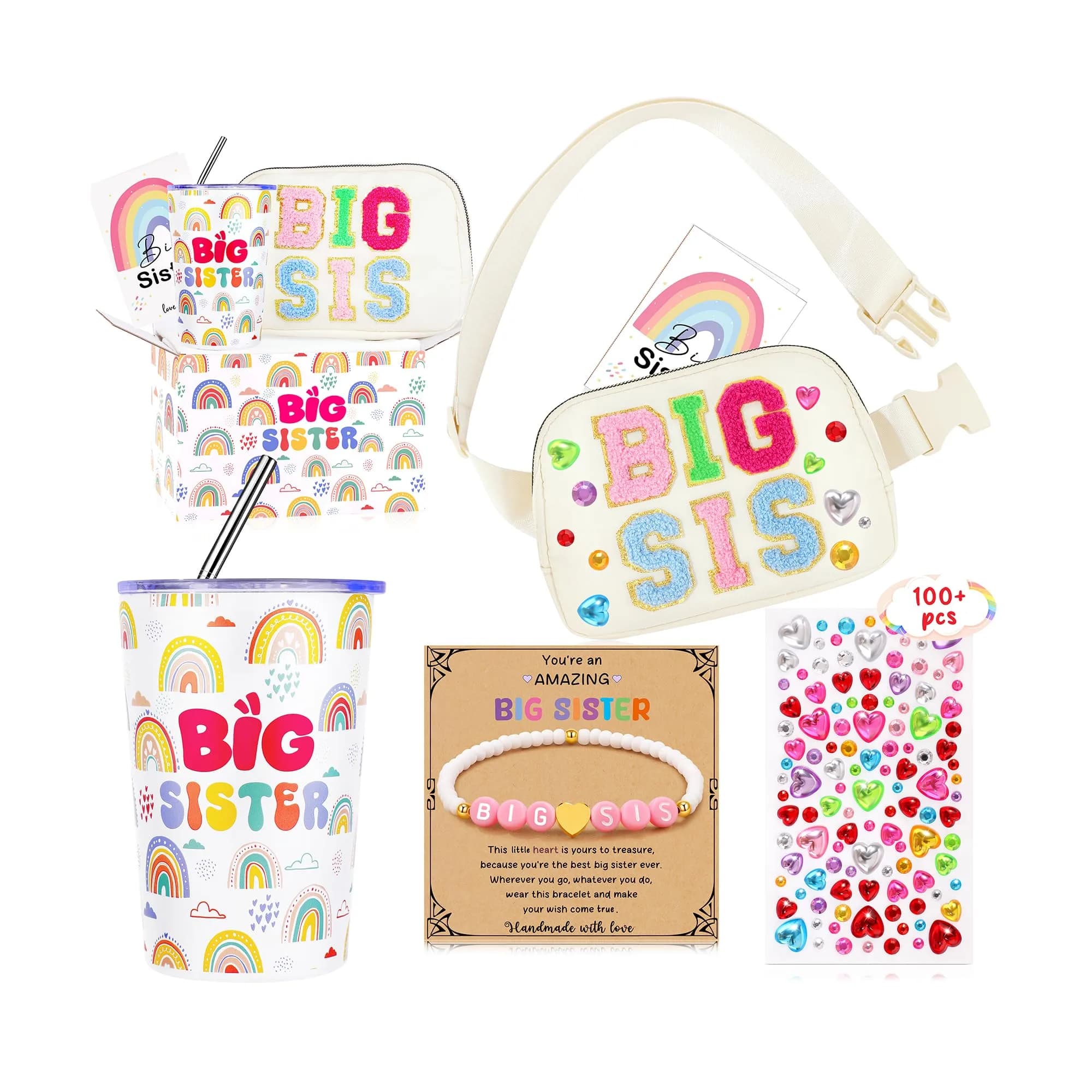 JTENGTOP Big Sister Gifts for Girls | Set of 5, Heartfelt & Practical - main product image