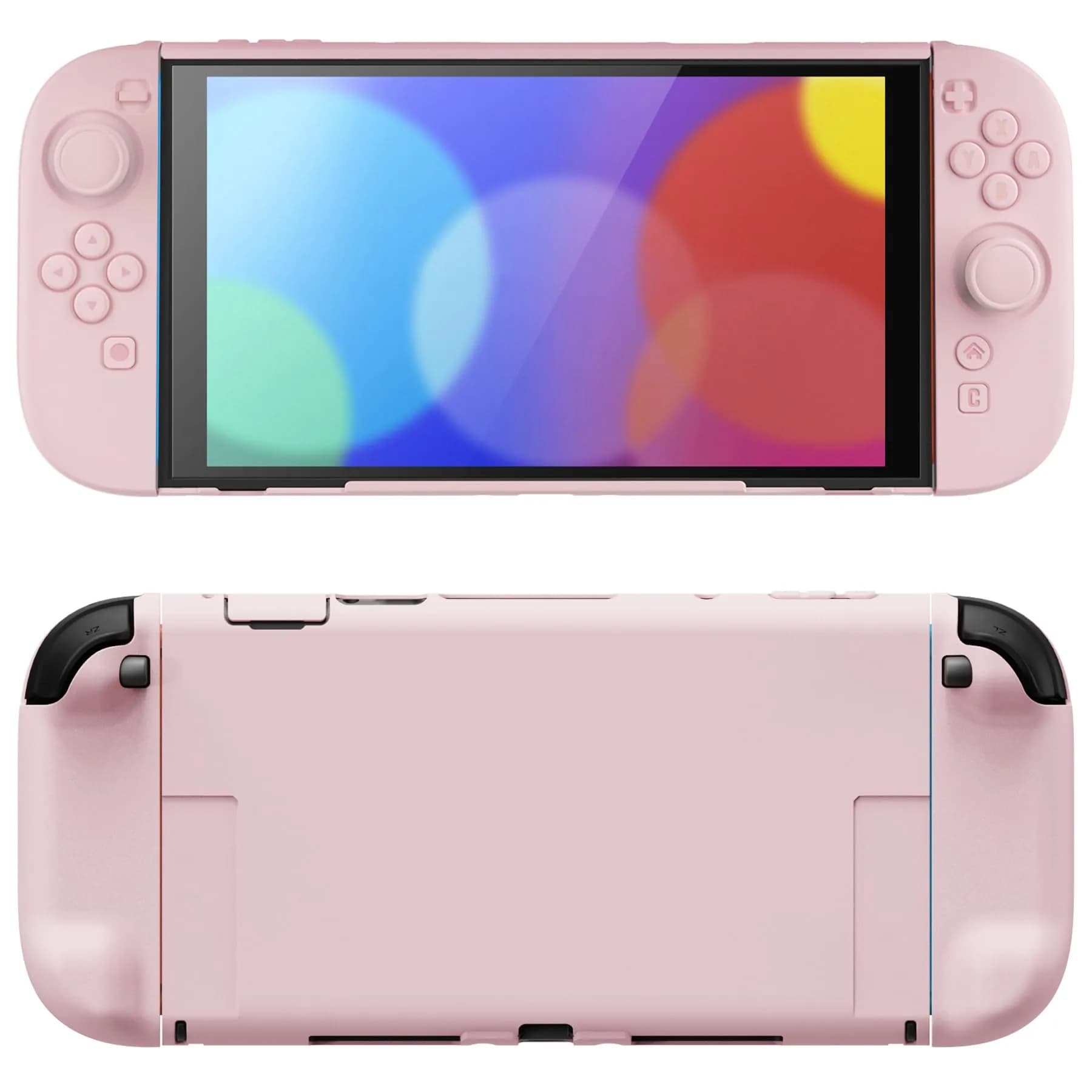 playvital Pink Portable Electronic Device Cover for Nintendo Switch 2 | Full-Body Dockable Shell (65g) - main product image