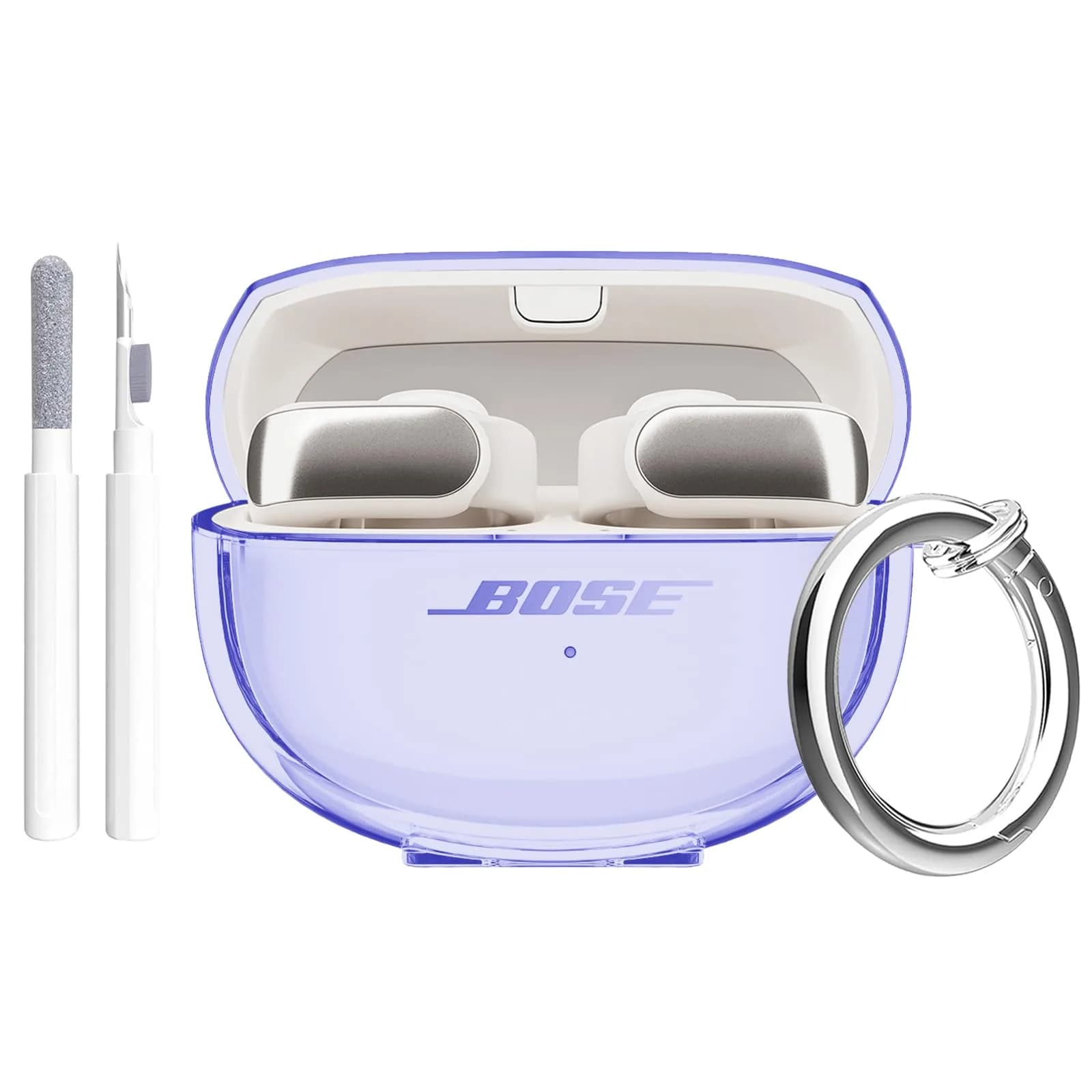 Aircawin for Bose Ultra Open Earbuds Case Clear | Lightweight, Shockproof & Durable (40g)