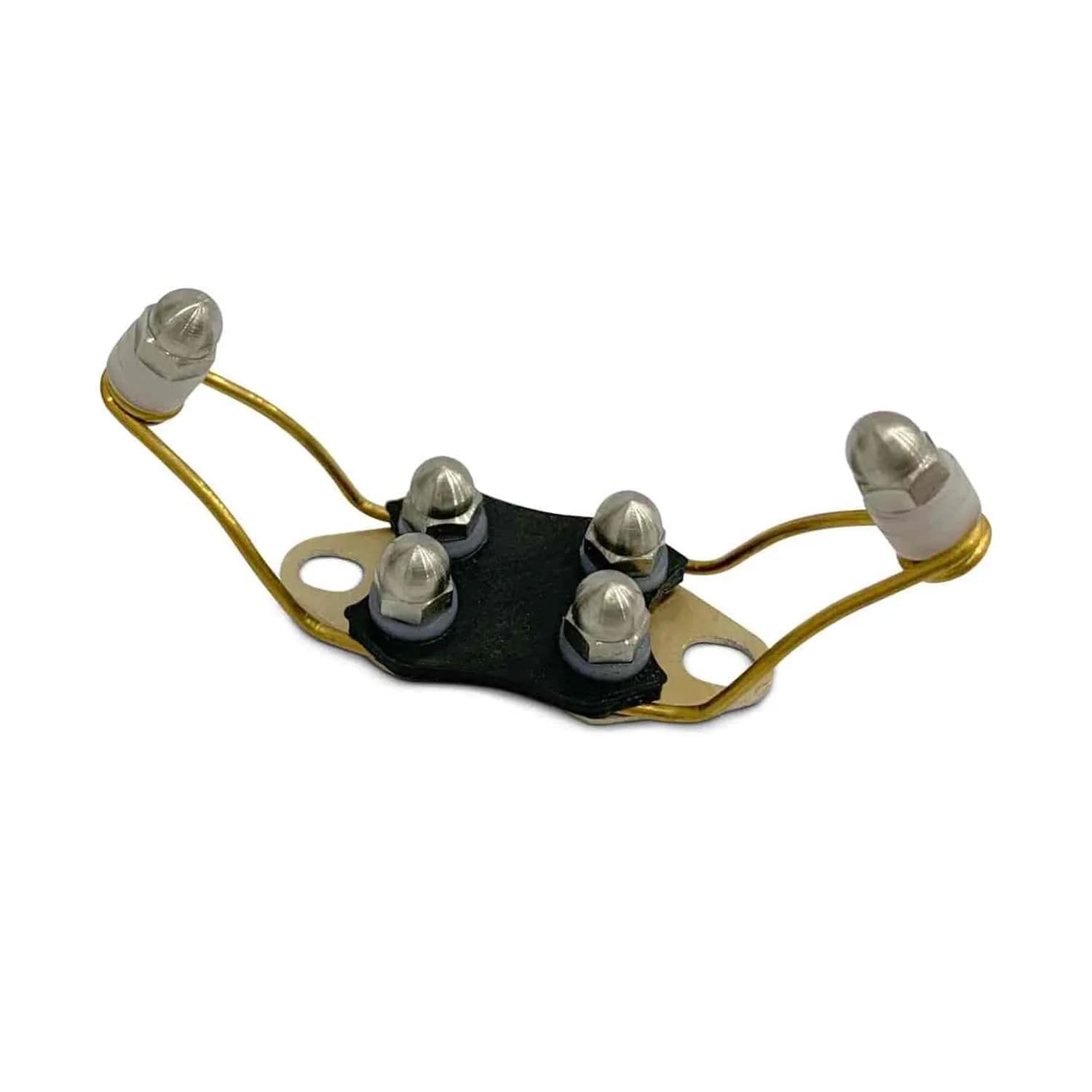 Educator CPAD-032 Winged Titanium Contact Pad | Compatible with E-Collar RX Series, Skin-Friendly Titanium, for Dogs with Moderate Hair Length
