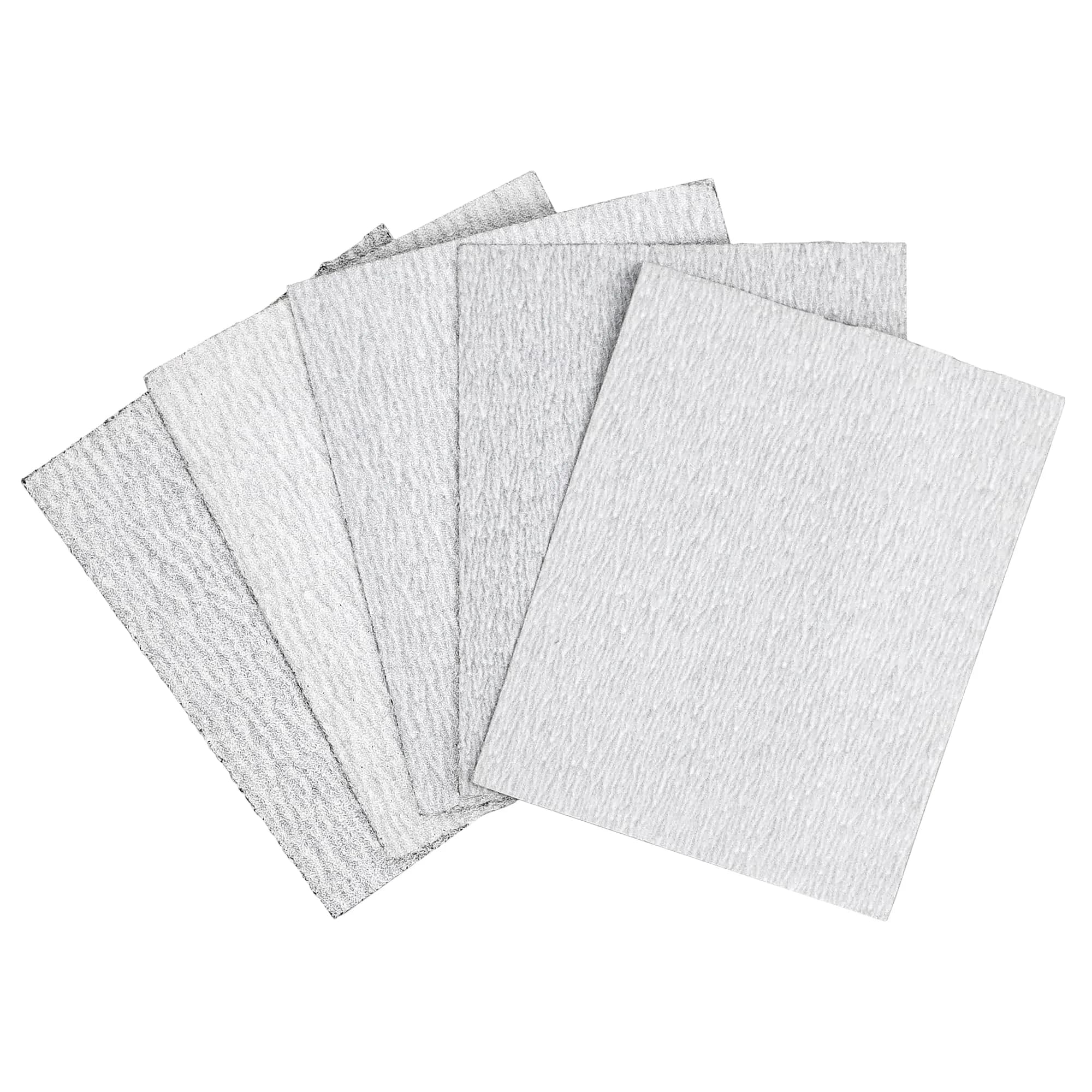 Milescraft 1623 1/4 Sheet Sandpaper 50 Pack | Assorted Grits for Wet & Dry Sanding - main product image
