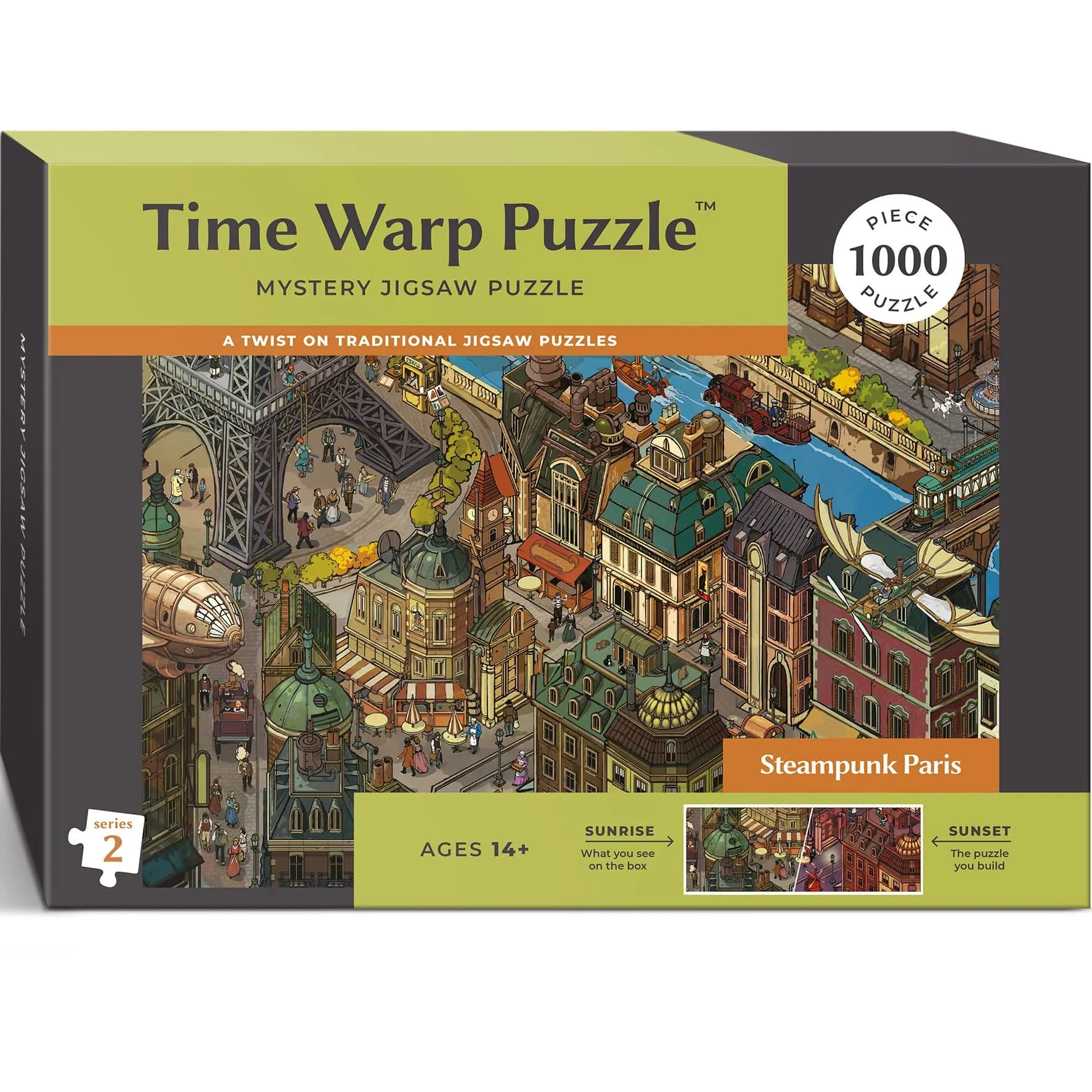 da Vinci's Room Time Warp Puzzle Steampunk Paris 1000 Piece Jigsaw Puzzle 70 x 50 cm (27.5 x 19.7 in) - main product image