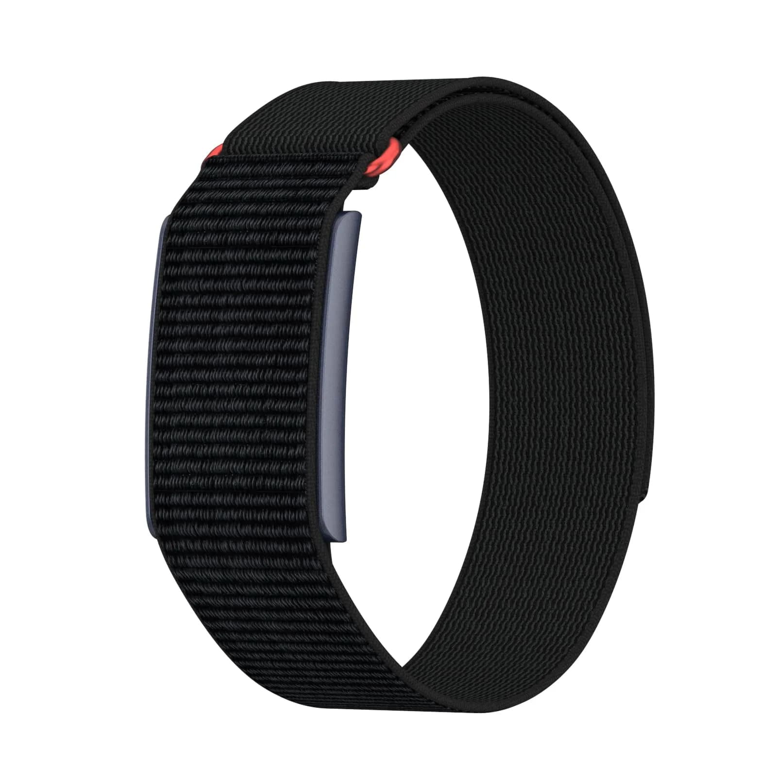BlikWyt Nylon Loop Watch Band Compatible with Amazfit Helio Strap, 22mm Black | Breathable Sport Hook & Loop Wristband - main product image