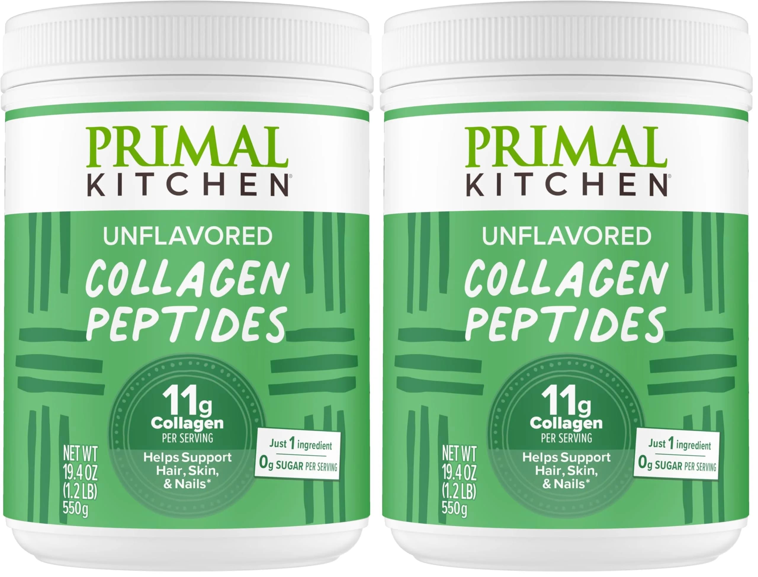 Primal Kitchen Collagen Peptides 1.2 lbs | Unflavored Collagen Powder for Hair, Skin & Nails - main product image