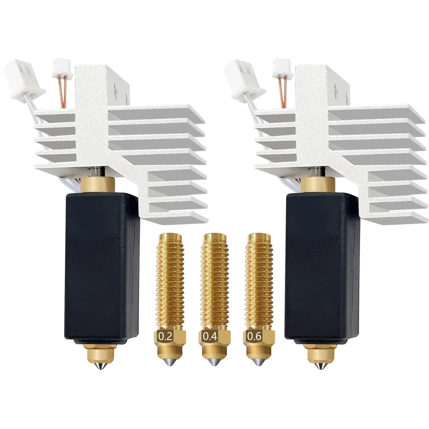 RugooSpink 2PK 0.4MM CC2 Hotend for Centauri Carbon 2 | Ceramic Hot End Upgrade for Elegoo CC2 - main product image