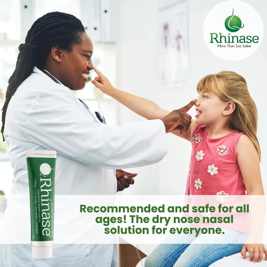 Rhinase Nasal Gel 1 oz | Steroid-Free Moisturizing Nasal Relief for Children & Adults - main product image